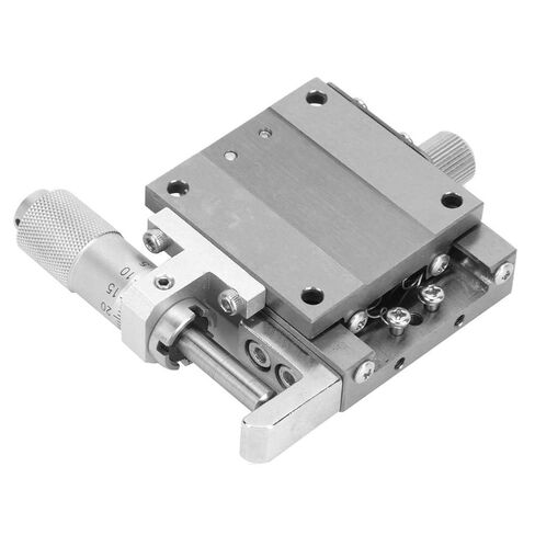 SPXSG40 X Axes Sliding Stage Manual Fine Tuning Trimming Platform Linear Stage Sliding Table for Laboratory Precision Testing and Mechanical Equipment Stainless Steel 40 x 40mm in Kuwait