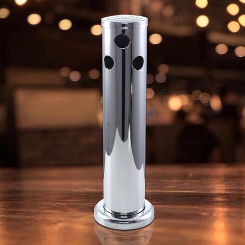 3-Head Adjustable Stainless Steel Draft Beer Kegerator Tower Dispenser Tool for Homebrewing — Simple Solution for Household Bars, Outstanding Beer Tower (3 Faucets) in Kuwait