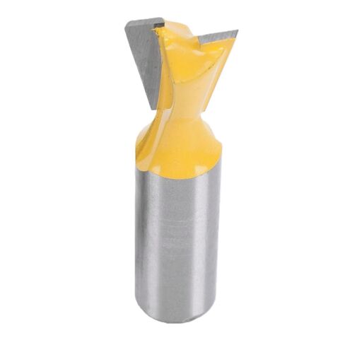 Eujgoov 2 Pcs Dovetail Router Bit 1/2x5/8 Inch Carbide Tipped Milling Cutter for Through Half Blind Woodworking Joints in Kuwait