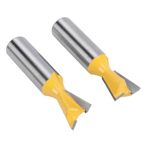Dovetail Router Bit, 1/2 X 5/8 Dovetail Milling Cutter, Carbide Tipped Woodworking Bit for Through and Half Blind Joints in Kuwait