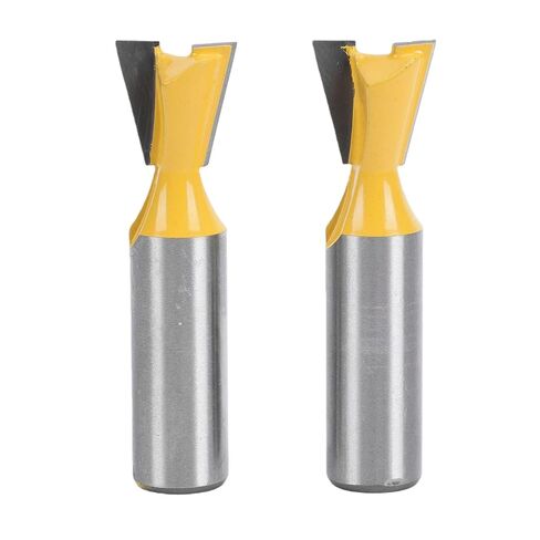 Dovetail Router Bit, 1/2 X 5/8 Dovetail Milling Cutter, Carbide Tipped Woodworking Bit for Through and Half Blind Joints in Kuwait