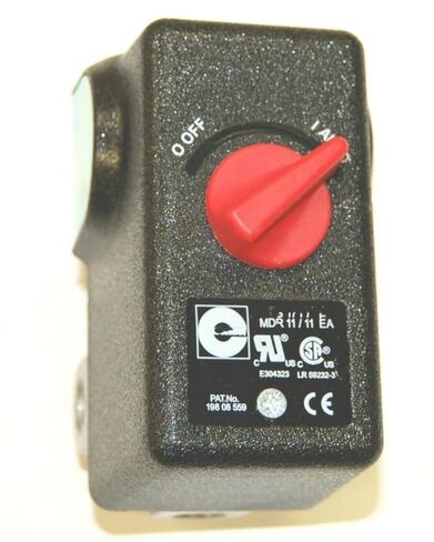 مفتاح الضغط E111818 لكولمان سانبورن - E111897 E106203-4 أداة تفريغ المنافذ 145 ON-175 PSI Off COMPRESSORS أربعة منافذ جانبية - مفتاح ضغط تغذية الأسلاك 24 أمبير - تركيبات ضاغط الهواء الصناعي in Kuwait