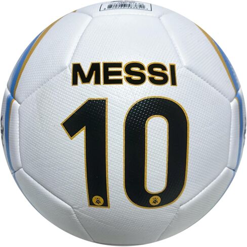 كرة قدم لفريق كرة القدم الوطني الأرجنتيني من Icon Sports، كرة مرخصة رسميًا - كرة ميسي 10 مقاس 5 in Kuwait