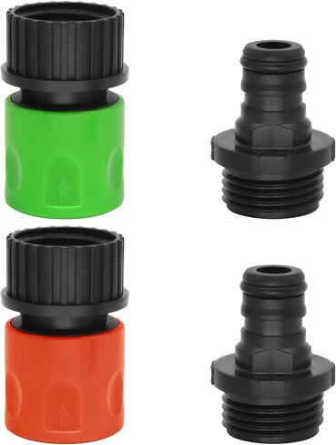 HINGTAI 4Pcs Engine Flush Kit, Quick Connect Flush Tools Long Service Life, Size Science Not Easy to Damage Jet Boat Cleaning Accessories Tools, Good Compatibility in Kuwait