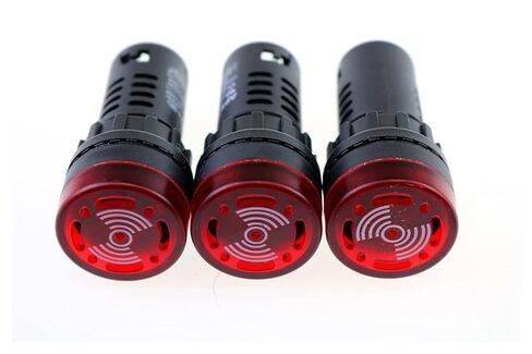 3 قطعة AD16-22SM مؤشر ضوء مصباح إشارة فلاش الجرس 12 فولت 24 فولت 220 فولت 380 فولت LED (اللون: 220 فولت) in Kuwait