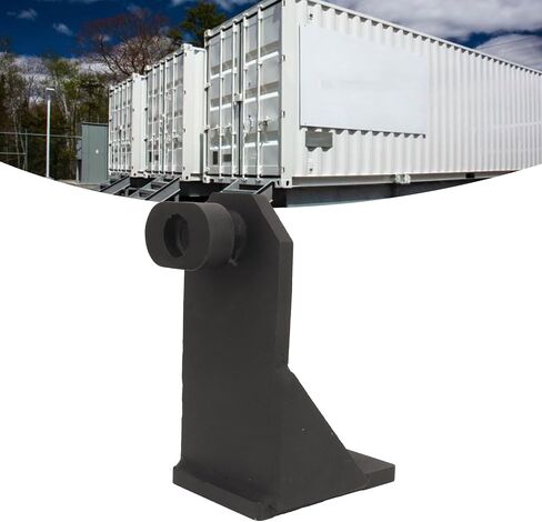 Rosvola Jack Lug Heavy Duty Storage Container Leveler Booster Lifter, Made of Carbon Steel with 51500 PSI Load Capacity for Shipping Industry Logistics in Kuwait