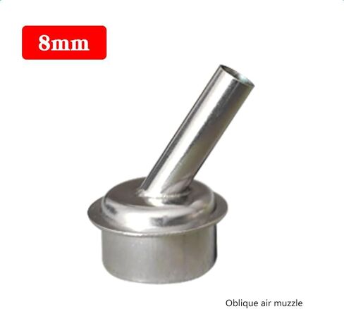 Versatile Bent Nozzle Set 6 Different Sizes (3-10mm) For Quick 861 Hot Air Rework Station Bent Heat Nozzle in Kuwait