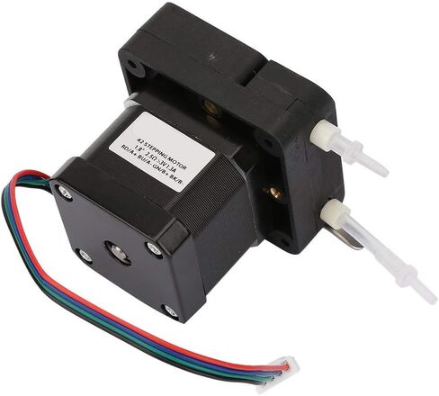 FTVOGUE Peristaltic Pump 12 to 24V with Stepper Motor, PA66 POM Liquid Dosing Pump, 0 to 140ml per Min, Fits 2 3mm ID Tubing for Lab and Industrial Transfer in Kuwait