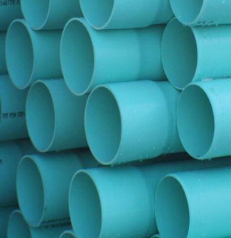 أنبوب الصرف الصحي الرئيسي VENTRAL SDR 35 PVC 4 بوصة (4.5 OD)، أخضر، أطوال القطع (12 بوصة طويلة) in Kuwait