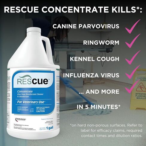 مركز إنقاذ جالون ومطهر RTU 32oz - منظف مطهر للاستخدام البيطري، مصمم لتنظيف بيوت الكلاب وصناديق القمامة والمزيد in Kuwait