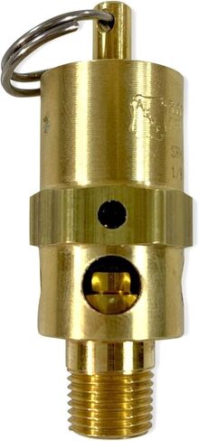 ARC-POWER 1/8" NPT صمام تخفيف ضغط أمان المقعد الصلب، 70 رطل لكل بوصة مربعة، صنع في الولايات المتحدة الأمريكية in Kuwait