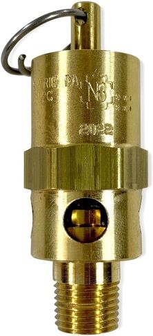 ARC-POWER 1/8" NPT صمام تخفيف ضغط أمان المقعد الصلب، 70 رطل لكل بوصة مربعة، صنع في الولايات المتحدة الأمريكية in Kuwait