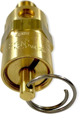 ARC-POWER 1/8" NPT صمام تخفيف ضغط أمان المقعد الصلب، 70 رطل لكل بوصة مربعة، صنع في الولايات المتحدة الأمريكية in Kuwait