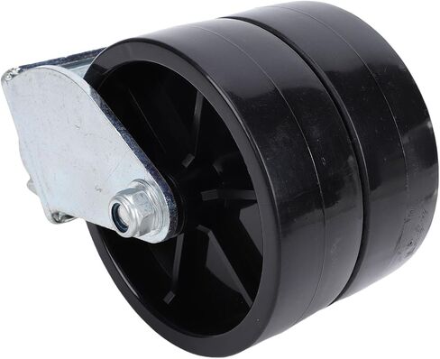 Generic مقطورة اللسان جاك عجلة مستقرة تكوين عجلة مزدوجة سهلة التركيب 2 بوصة جاك الأنابيب لقارب RV 6 بوصة in Kuwait