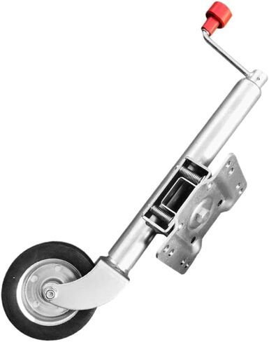 عجلة جوكي 6 بوصة تتأرجح من المطاط الصلب بسعة 1000 رطل متوافقة مع جاك مقطورة قارب كارافان RV in Kuwait