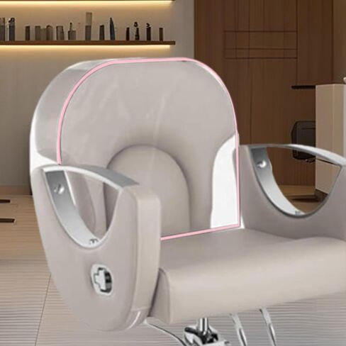 Generic غطاء خلفي للكرسي PVC قوي وشفاف واقي كرسي مقاوم للظهر في صالونات التجميل مناسب لمحل الحلاقة وتصفيف الشعر للاستخدام العائلي، 48x38x12 سم in Kuwait