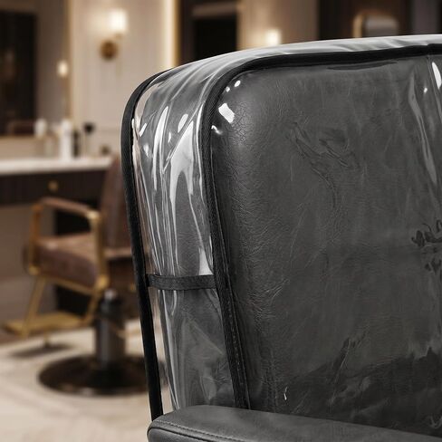 Salon Chair Back Cover Waterproof Hairdressing Chair Seat Protector Reusable Backrest Slipcover for Salon Use in Kuwait