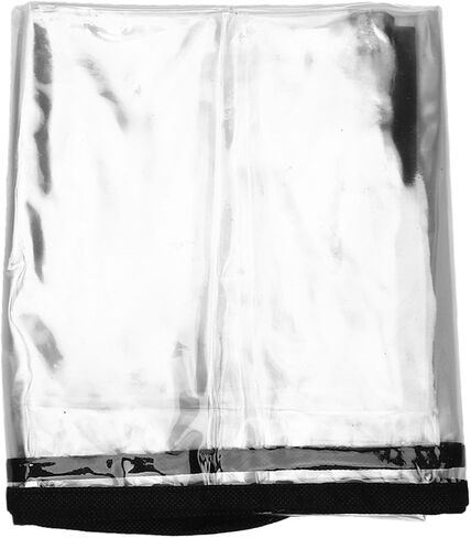 FILFEEL واقيات كراسي الصالون أغطية خلفية للكرسي واقيات مقاعد PVC لكراسي الصالون 51 × 40 × 12 سم مضادة للانزلاق وسهلة التنظيف مع حواف معززة لصالونات الحلاقة في المنازل in Kuwait