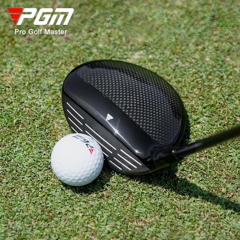 PGM Right Handed 2 Wood Golf Club للرجال، 44 بوصة مكتشف الممر مع وجه 260cc DAT55G Ti، تاج كربون وخرطوم قابل للتعديل (11°-15°) للدقة in Kuwait
