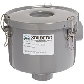 فلتر هواء مضخة هواء مدخل CSL-849-150HC™ من Solberg، مدخل/مخرج FPT 1-1/2 بوصة، ارتفاع 6-3/4 بوصة، قطر 7-5/16 بوصة، 80 SCFM، صنع في الولايات المتحدة الأمريكية in Kuwait