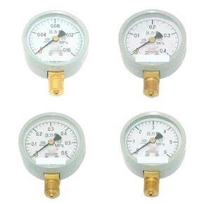 1pcs 0.1/0.25/0.4/0.6/1/1.6/2.5/4/6/10/25/40/60Mpa 60mm Radial Mount M14x1.5 Air Compressor Pressure Gauge Pneumatic Y-60(0-25Mpa) in Kuwait