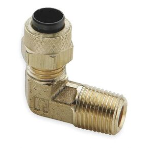Parker Hannifin 169P-4-4-pk10 تركيب الكوع للذكور، نحاس بولي تايت، زاوية 90 درجة، أنبوب ضغط 1/4 بوصة × خيط ذكر 1/4 بوصة (عبوة من 10) in Kuwait