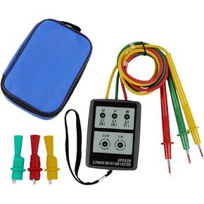 3 Phase Sequences Presences Rotation Tester Indicators Detectors Meter with LED 60V-600V 3 Phase Rotation Tester Tool in Saudi Arabia