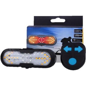 Electric for Bicycle Lights，Bicycle Remote Control Warning Taillights with Horn Sound, Left and Right Turn Signals, Type-c Charging Taillights, Night Riding Lights in Kuwait
