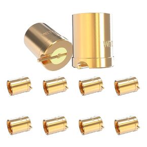 WITC SMP (GPO) Male RF Coaxial Connector DC to 40 GHz 50 Ohm 10PCS PCB | Soldered Gold Plated BeCu Non Magnetic Limited Detent Straight Plug Low Return for Test & Measurement, Base station in Kuwait
