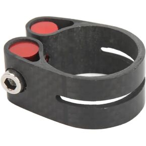 Carbon Fiber Bike Seatpost Clamp – CNC Machined Lightweight Saddle Clip for Road & Mountain Bicycles, Hollow Design Anti-Slip Grip(for 27.2mm) in Kuwait