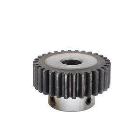 Steel Heavy Duty Motor Pinion Gear 1.5M30T Bore 6.35-17mm Pinion Low Carbon Steel Spur Gear for Motor | 6.35mm in Kuwait