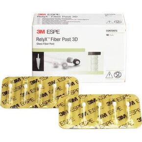 عمود ألياف زجاجية ثلاثي الأبعاد من RelyX - مقاس 0، أبيض (10) in Kuwait
