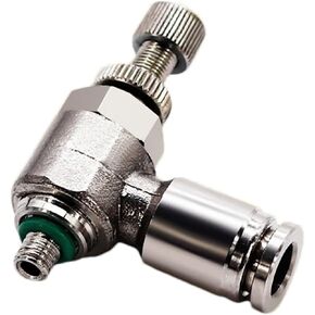 1pcs Regulating Valve 304 Stainless Steel Metal Pneumatic Quick Connector 4 6 8mm Thread 1/8 1/4 3/8 Hose Air Fitting(SL4-m5 (4mm-M5)) in Kuwait