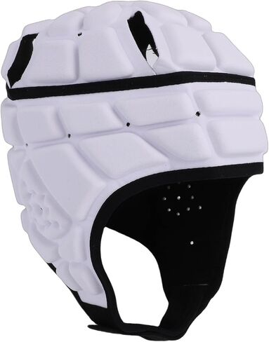GOWENIC EVA Sponge Soft Rugby Helmet Adjustable Soccer Headgear for Adults Breathable Cycling Rugby Padded in Kuwait