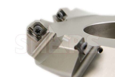 شارس 5 "مبرد 45 درجة مطحنة وجه قابلة للفهرسة SEHT 1204 إدراج 7 مزامير جديدة 404-2487 واط م [ in Kuwait