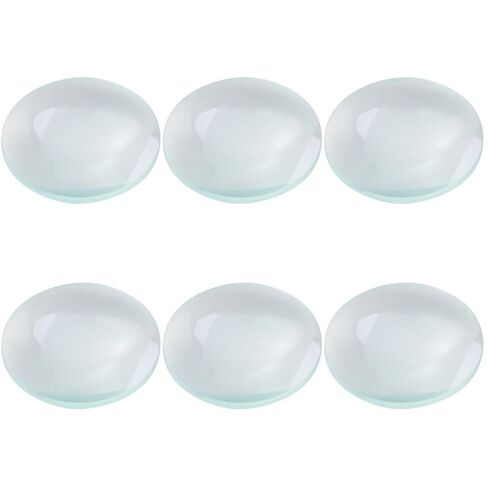 ULTECHNOVO Double Convex Lens 30 Mm Diameter 50 Mm Focal Length Optical Lens Set Polished Glass with Ground Edges for Science Education Classroom Demonstrations Scientific Experiments 6 Pack in Kuwait