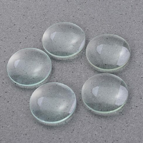 ULTECHNOVO Double Convex Lens 30 Mm Diameter 50 Mm Focal Length Optical Lens Set Polished Glass with Ground Edges for Science Education Classroom Demonstrations Scientific Experiments 6 Pack in Kuwait