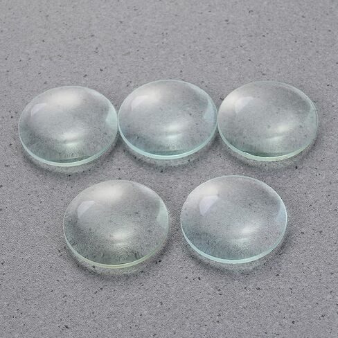 ULTECHNOVO Double Convex Lens 30 Mm Diameter 50 Mm Focal Length Optical Lens Set Polished Glass with Ground Edges for Science Education Classroom Demonstrations Scientific Experiments 6 Pack in Kuwait