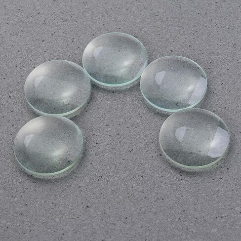 ULTECHNOVO Double Convex Lens 30 Mm Diameter 50 Mm Focal Length Optical Lens Set Polished Glass with Ground Edges for Science Education Classroom Demonstrations Scientific Experiments 6 Pack in Kuwait