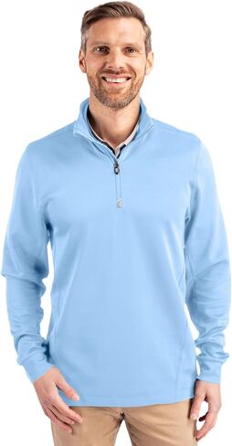 بلوفر رجالي من Cutter & Buck Traverse Stretch Eco Quarter Zip in Kuwait