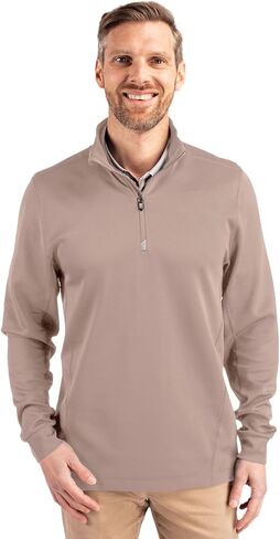 بلوفر رجالي من Cutter & Buck Traverse Stretch Eco Quarter Zip in Kuwait