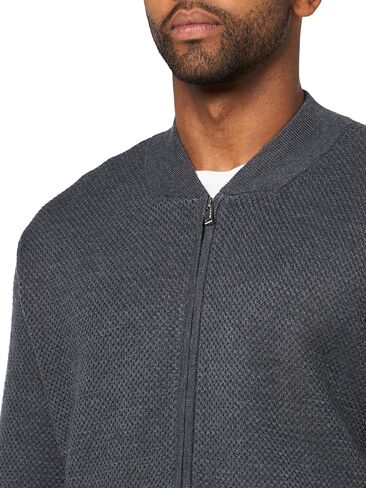 KARL LAGERFELD mens Bomber Pockets Long Sleeve Sweater Jacket in Kuwait