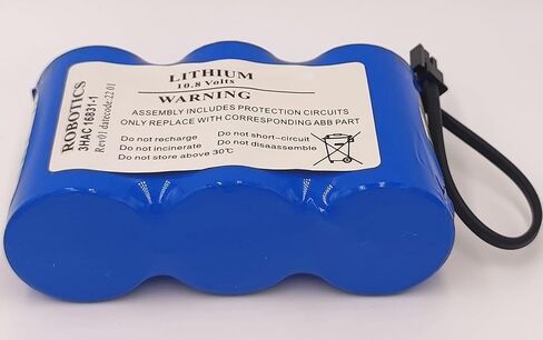 3HAC16831-1 Non-Rechargeable Battery for ABB Robotics 3HAC 16831-1 3HAC13150-1 10.8V 17Ah Controller Battey in Kuwait