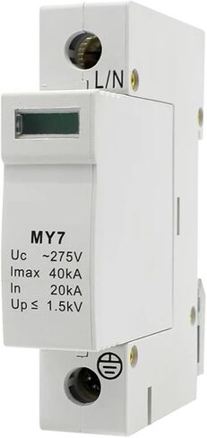 MY7 AC SPD الحريق والتآكل 20KA-40KA 1P ~ 275V جهاز حماية حماية المنزل من زيادة التيار صواعق الجهد المنخفض in Kuwait