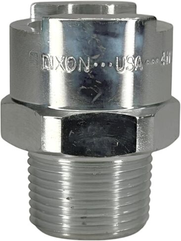 Genuine Dixon 4NM6 Dix‑Lock N‑Series Bowes Interchange Female Head to 3/4" NPTF Male Threaded Coupler, Steel, 500 PSI Working in Kuwait