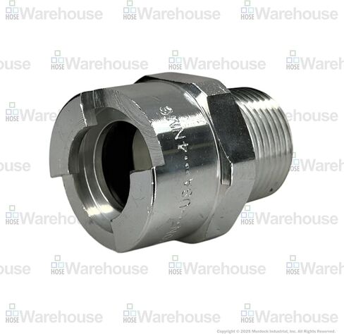 Genuine Dixon 4NM6 Dix‑Lock N‑Series Bowes Interchange Female Head to 3/4" NPTF Male Threaded Coupler, Steel, 500 PSI Working in Kuwait