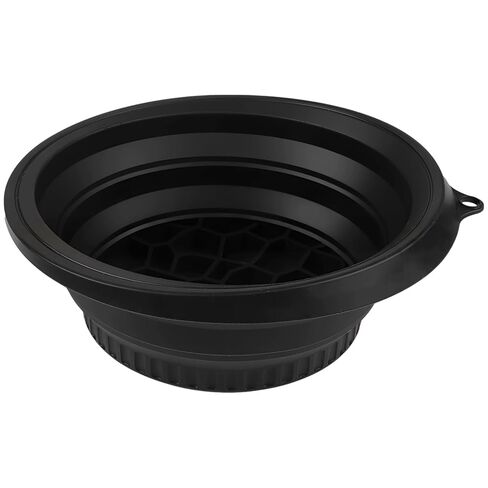 Face Ice Bath Bowl with Built-in Ice Tray, Black Silicone Foldable Basin, 9.1 x 10.4 in, 23.2 x 26.4 cm Cold Therapy Facial Bowl, Ice-Compress Face Basin for Washing Face and Pore Tightening in Kuwait