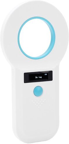 Aramox Pet ID Microchip Scanner, ABS Material, Quick Reading for Animal Identification, Compatible with EMID FDXB, 134.2KHz/125KHz, Suitable for Vets and Pet Owners in Kuwait
