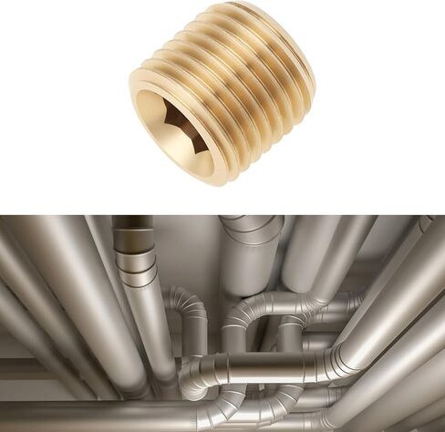4Pcs M10X1 Brass Blanking Plug Internal Hex Thread Socket for Machinery Pipe and Fittings in Kuwait