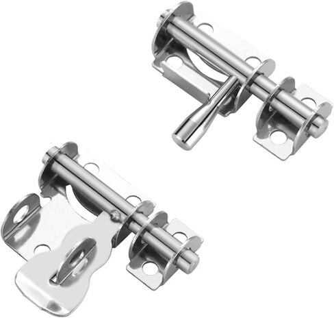 Stainless Steel Theft Buckle Door Lock Chain Hotel Bolt 1Pcs(B) in Kuwait
